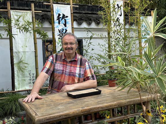 Luc Boeraeve, American Bamboo Society Past President and current International Director