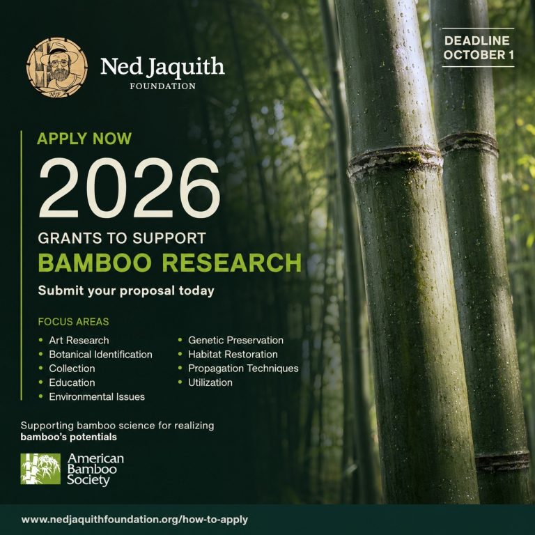Ned Jaquith Research Grant Deadline Oct 1 2026 flier